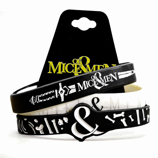 OMAM Sword Bones Rubber Bracelet