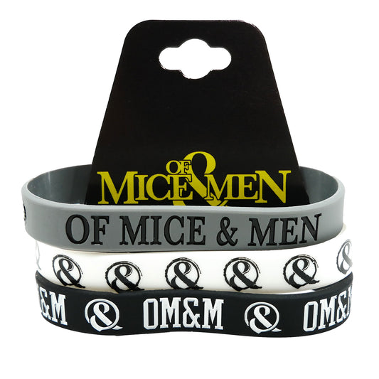 OM&M Moon 3 Pack Rubber Bracelet