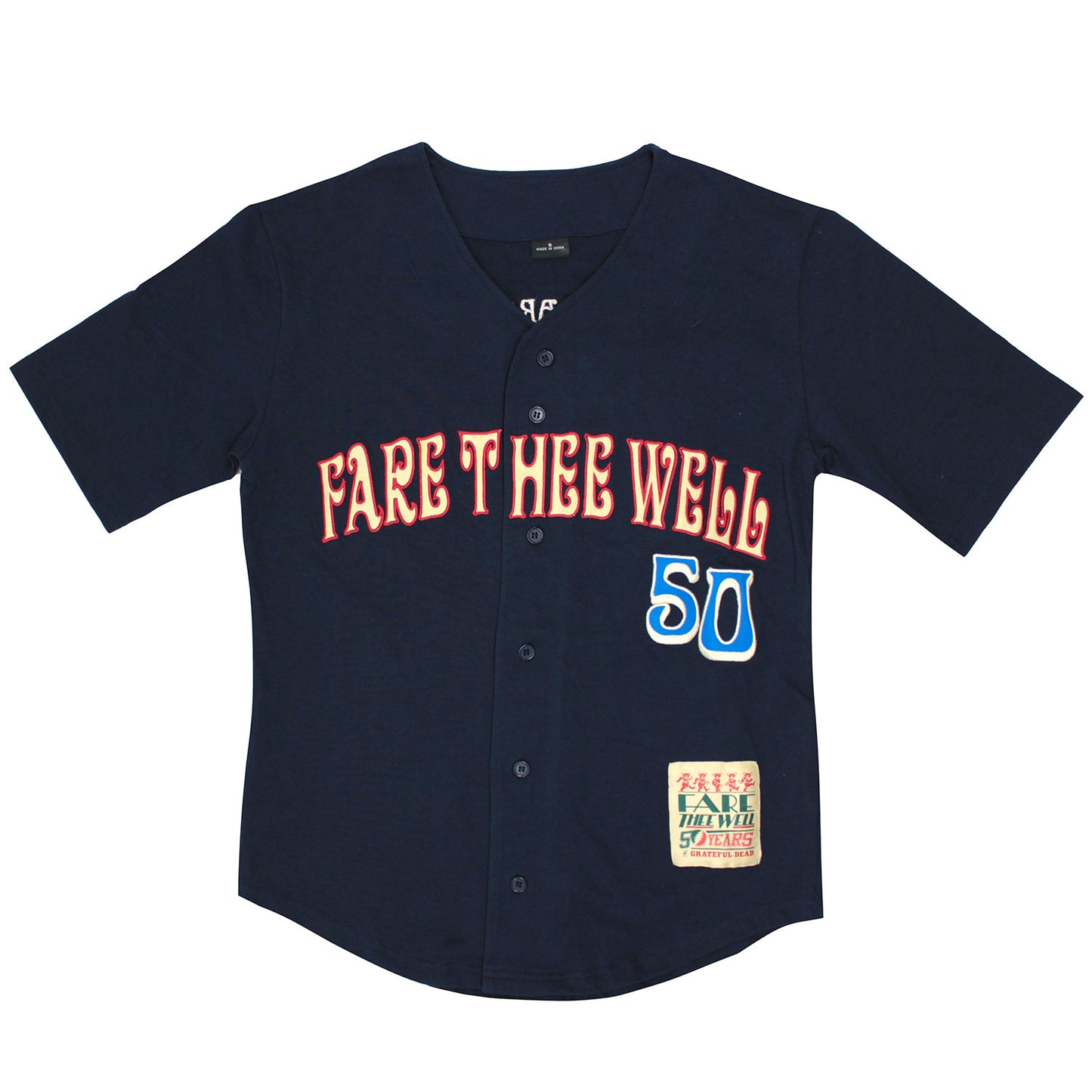 Fare Thee Well 50 Authentic Baseball  Jersey