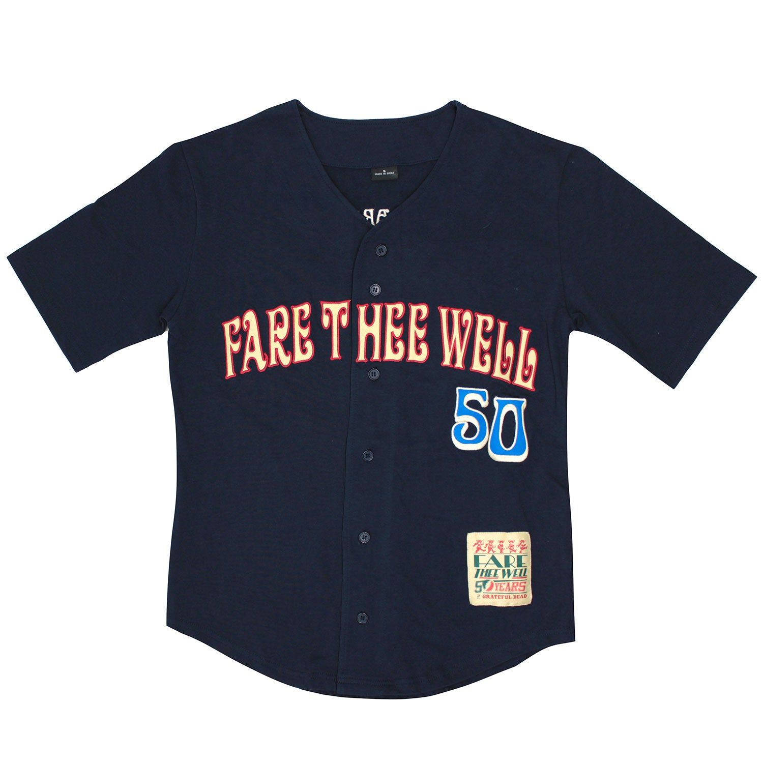 Fare Thee Well 50 Authentic Baseball  Jersey