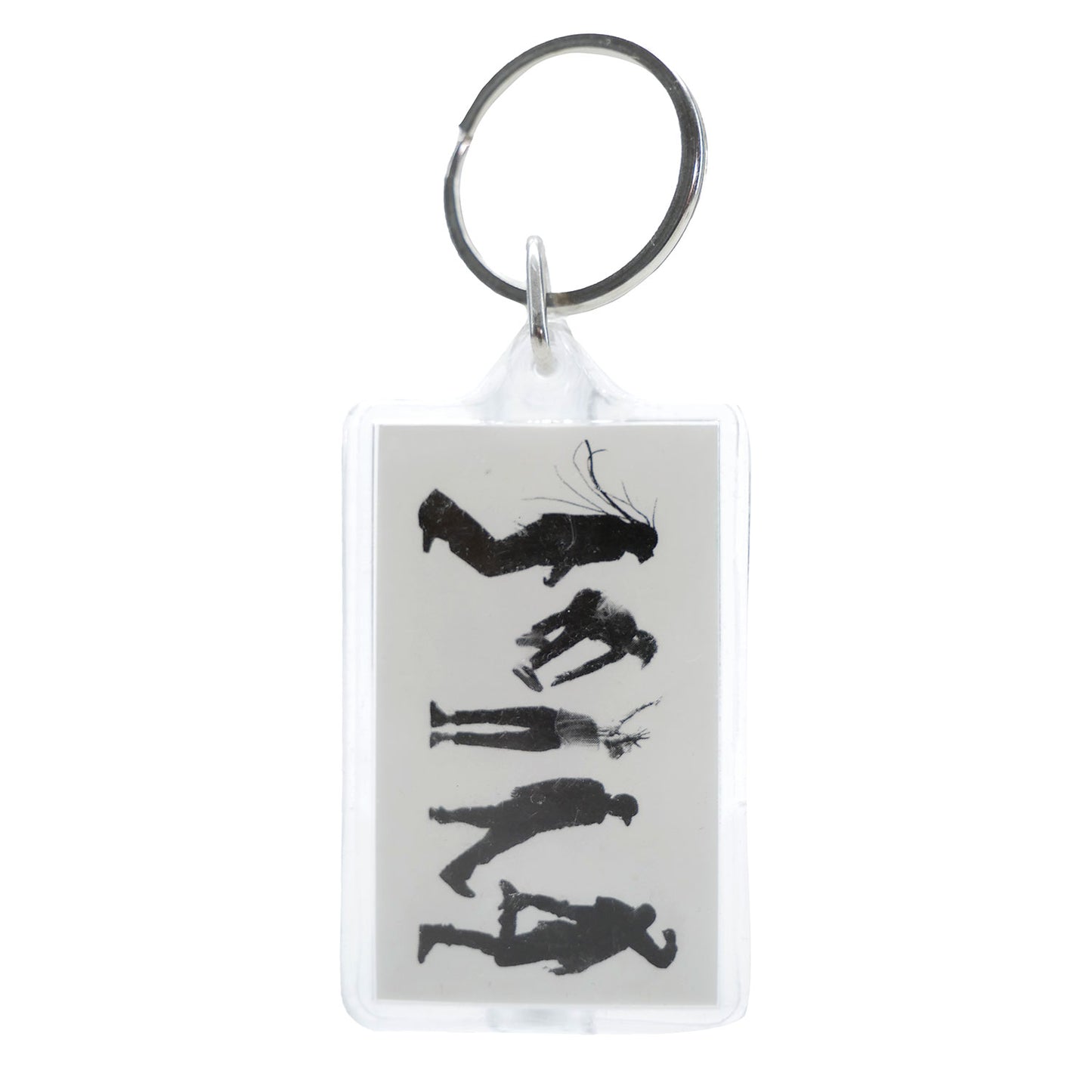 Pink Logo Plastic Key Chain