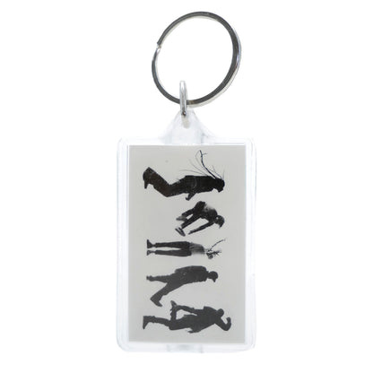 Pink Logo Plastic Key Chain