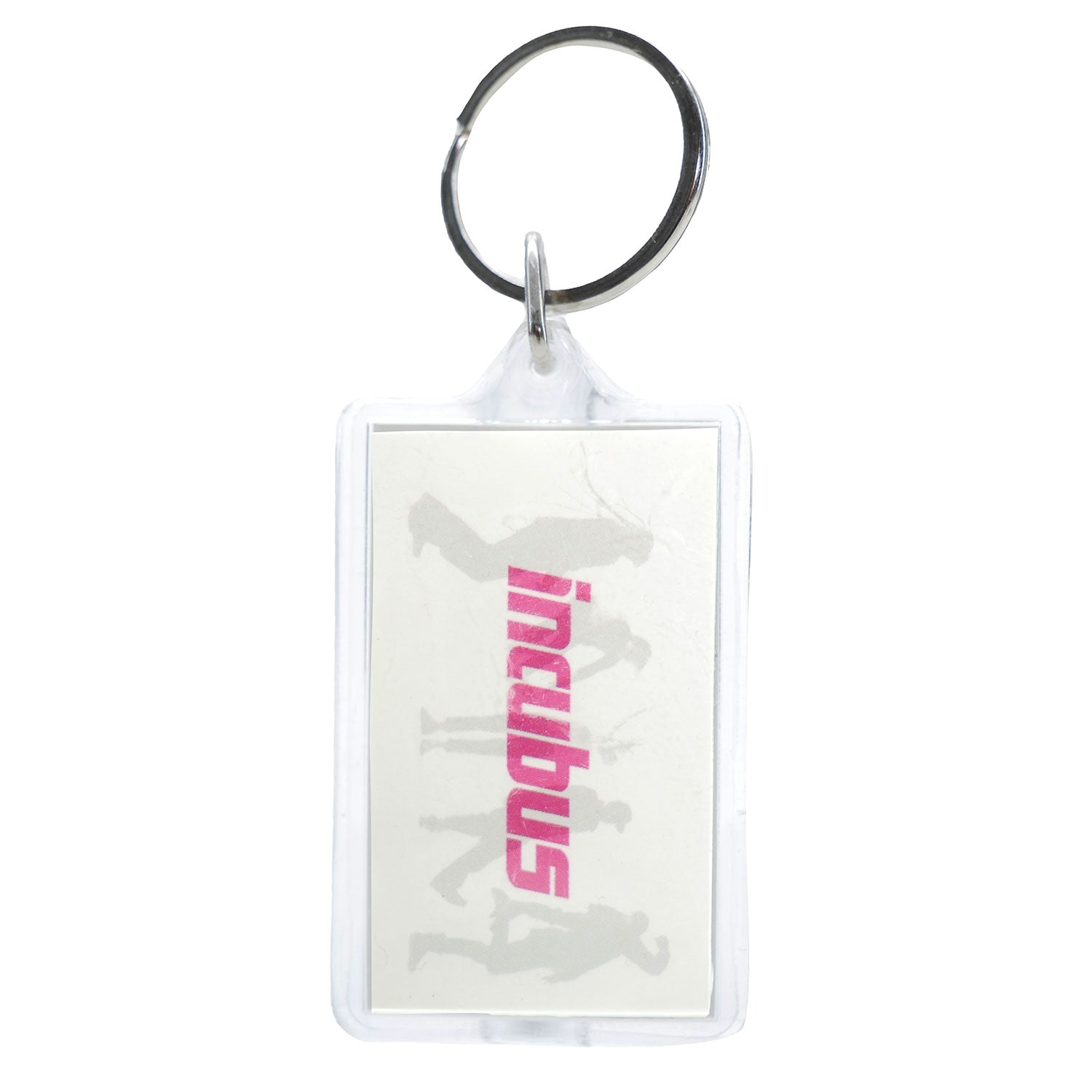 Pink Logo Plastic Key Chain