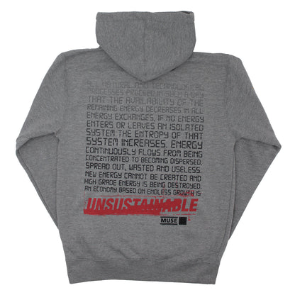 Unsustainable Zippered Hooded Sweatshirt