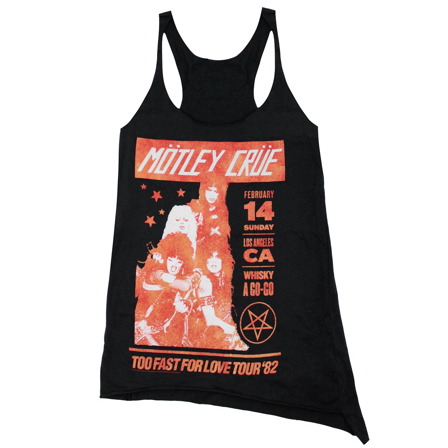 Too Fast For Love Tour '82 Womens Tank