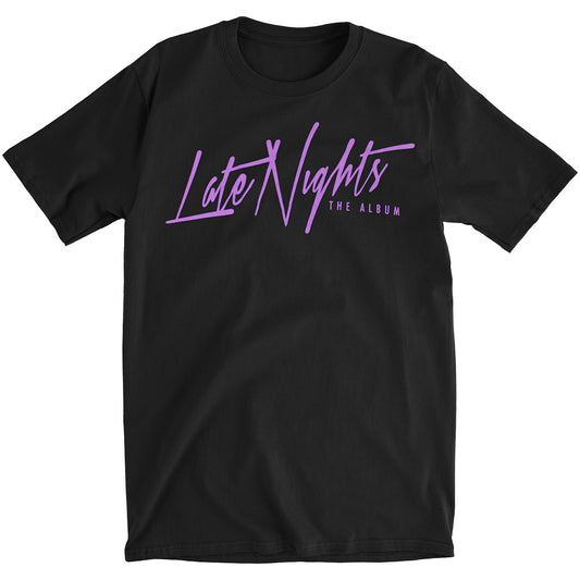 Late Nights (Black) T-shirt