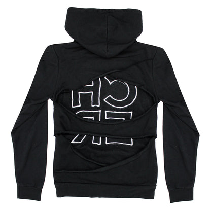 Pink Lace Girls Jr Hooded Sweatshirt