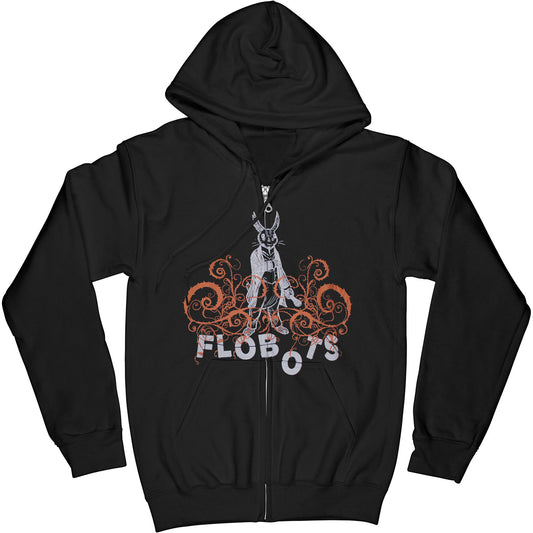 Rabbit Zippered Hooded Sweatshirt