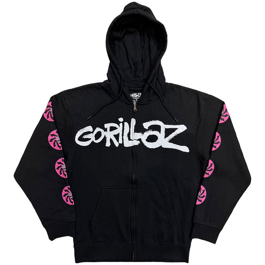 Repeat Pazuzu Zippered Hooded Sweatshirt
