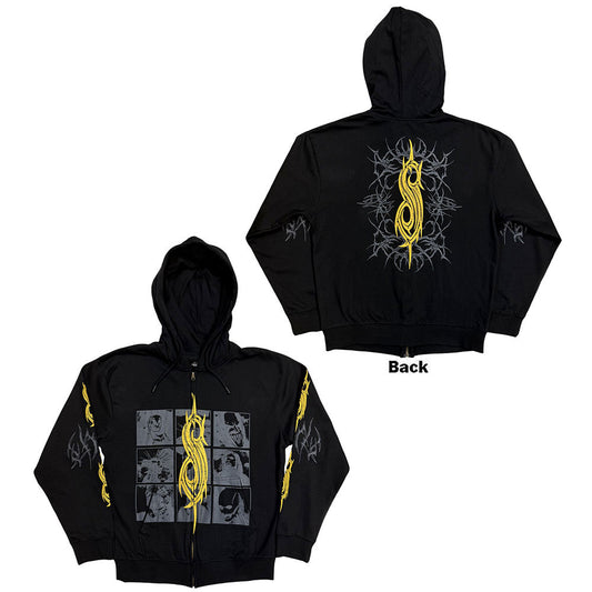 The End, So Far Tribal-s Band Zippered Hooded Sweatshirt