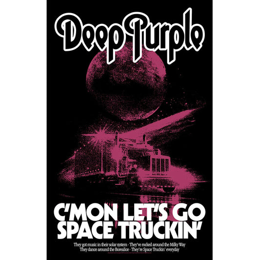 Space Truckin' Poster Flag
