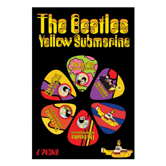 Beatles Yellow Submarine Multi 6-pack Guitar Pick