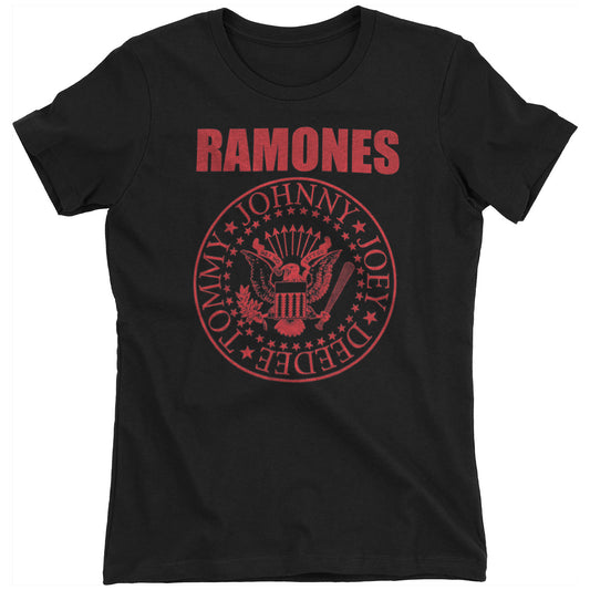 Ramones Red Presidential Seal Junior Top