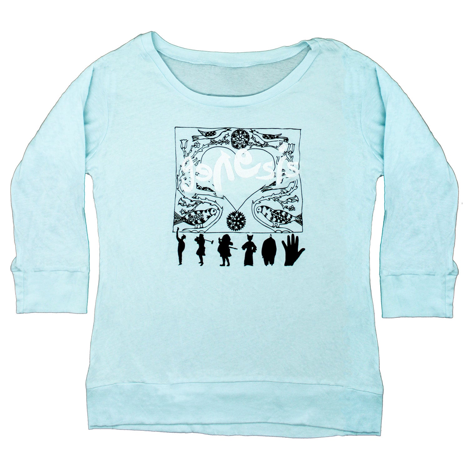 Boxed Heart Art Junior Top