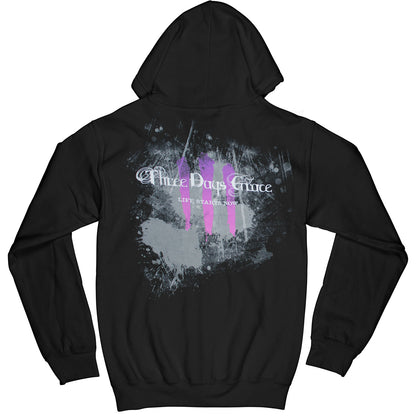 Life Starts Now Zippered Hooded Sweatshirt