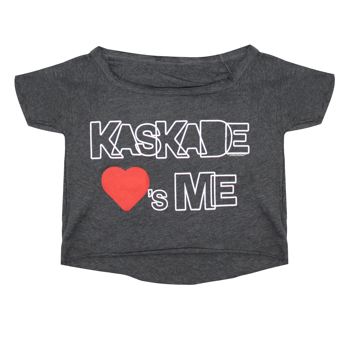 Kaskatee Kaskade Kaskade Heart's Me Crop Top Junior Top | Kaskade Merch Store