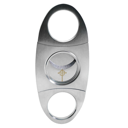 Stainless Steel Cigar Cutter (Rockabilia Exclusive) Refillable Lighter