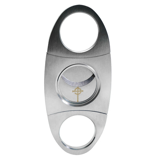 Stainless Steel Cigar Cutter (Rockabilia Exclusive) Refillable Lighter