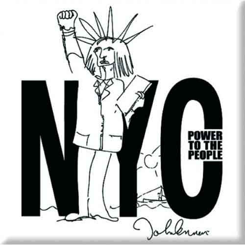 John Lennon Nyc Power To The People Magnet