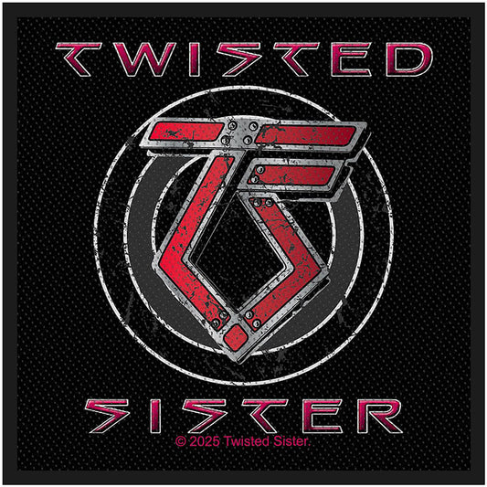 Twisted Sister Ts Logo Woven Patch