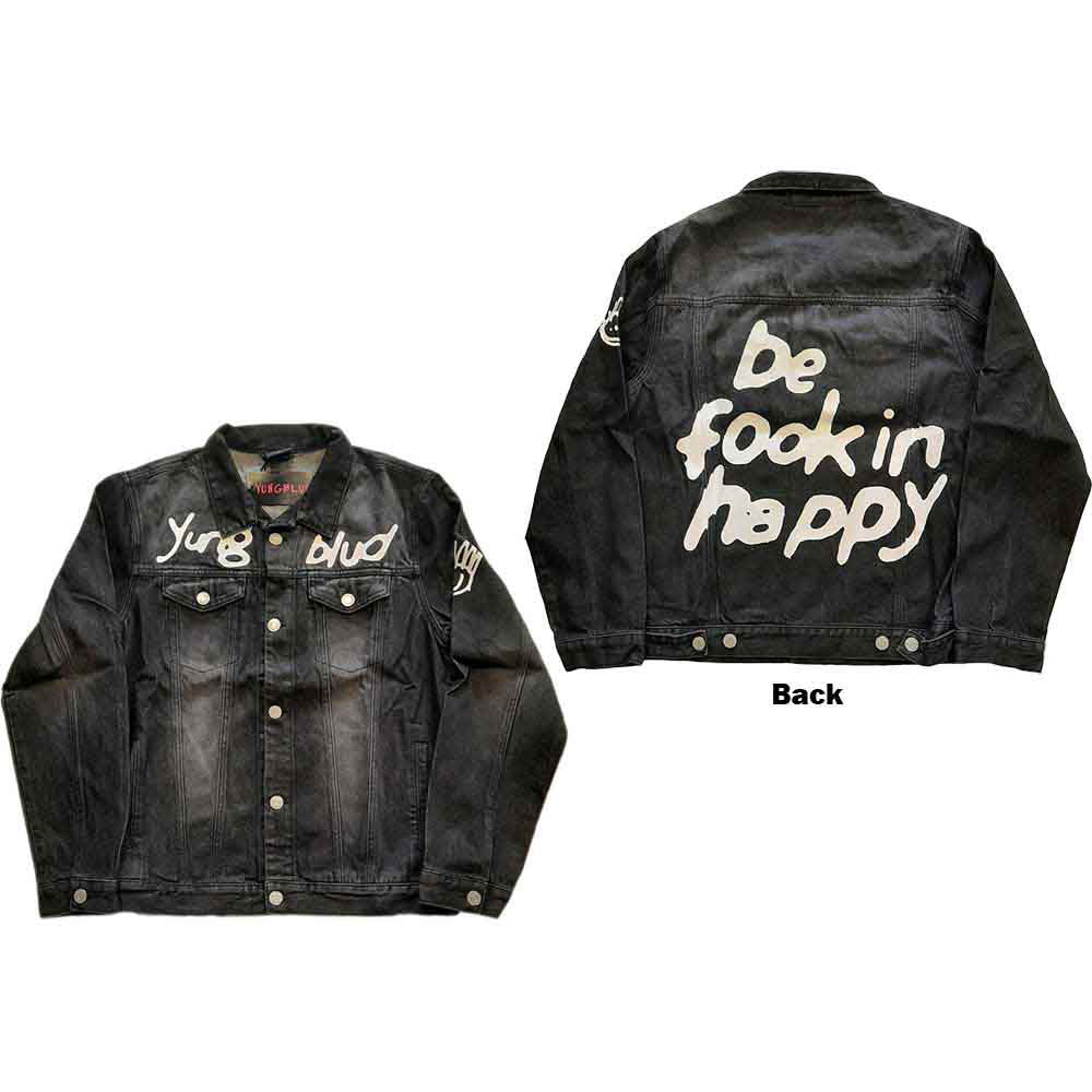 Be Fooking Happy Denim Jacket