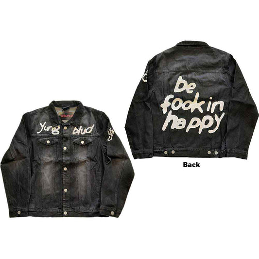 Be Fooking Happy Denim Jacket
