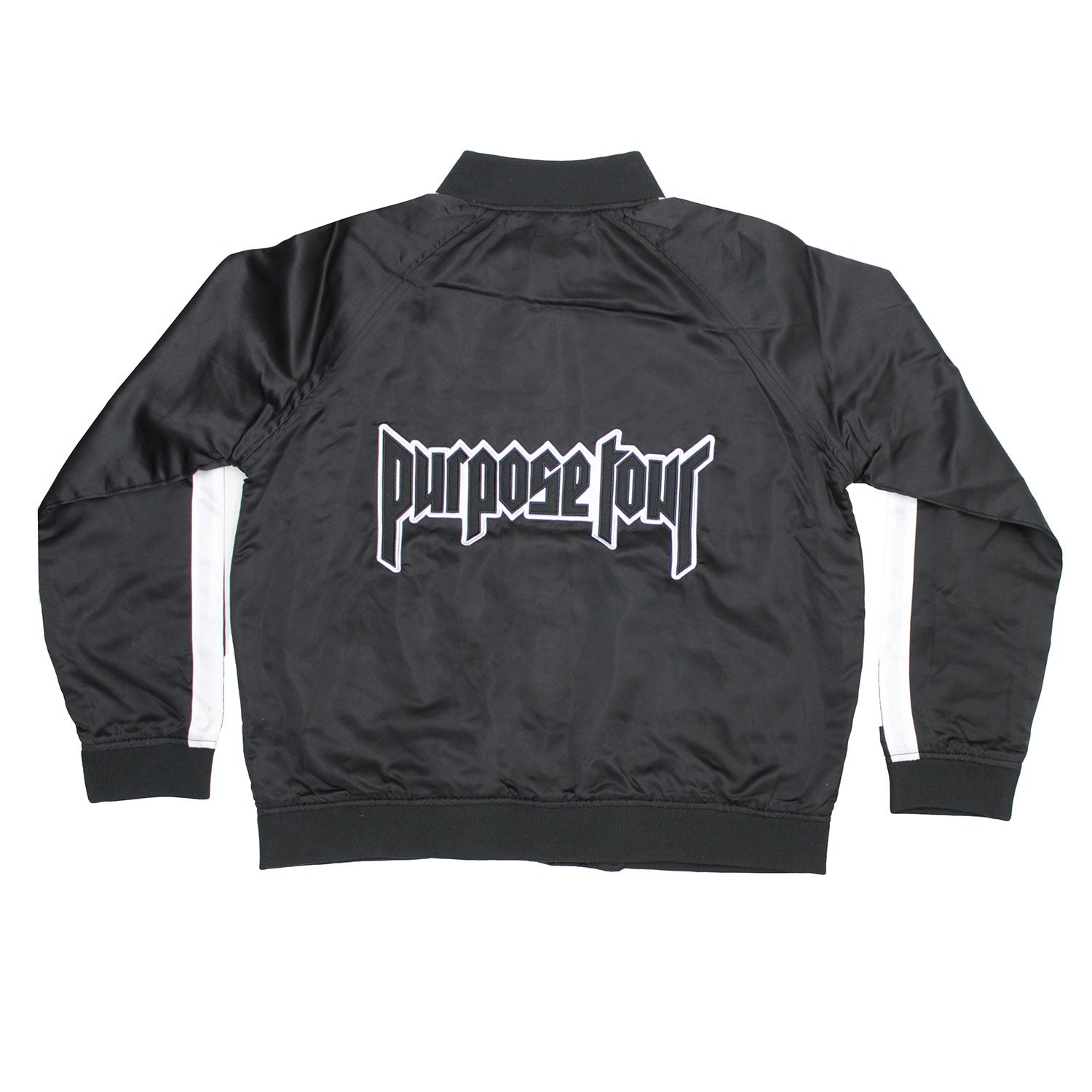 Justin Bieber Purpose Tour Embroidered Satin Jacket Jacket