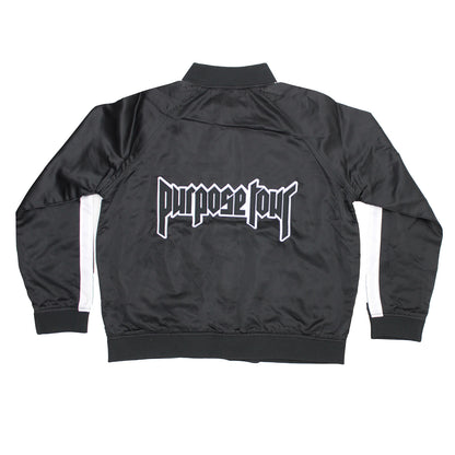 Justin Bieber Purpose Tour Embroidered Satin Jacket Jacket
