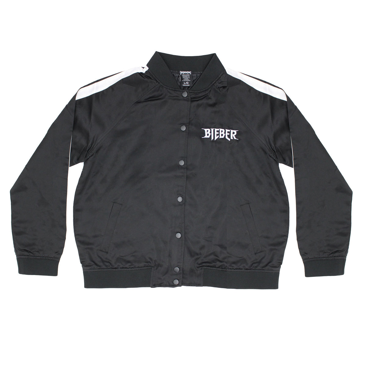 Justin Bieber Purpose Tour Embroidered Satin Jacket Jacket 
