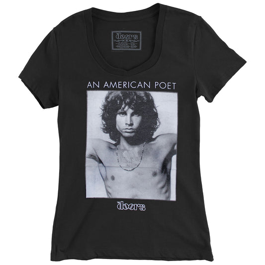 An American Poet Jim Morrison Womens T-shirt