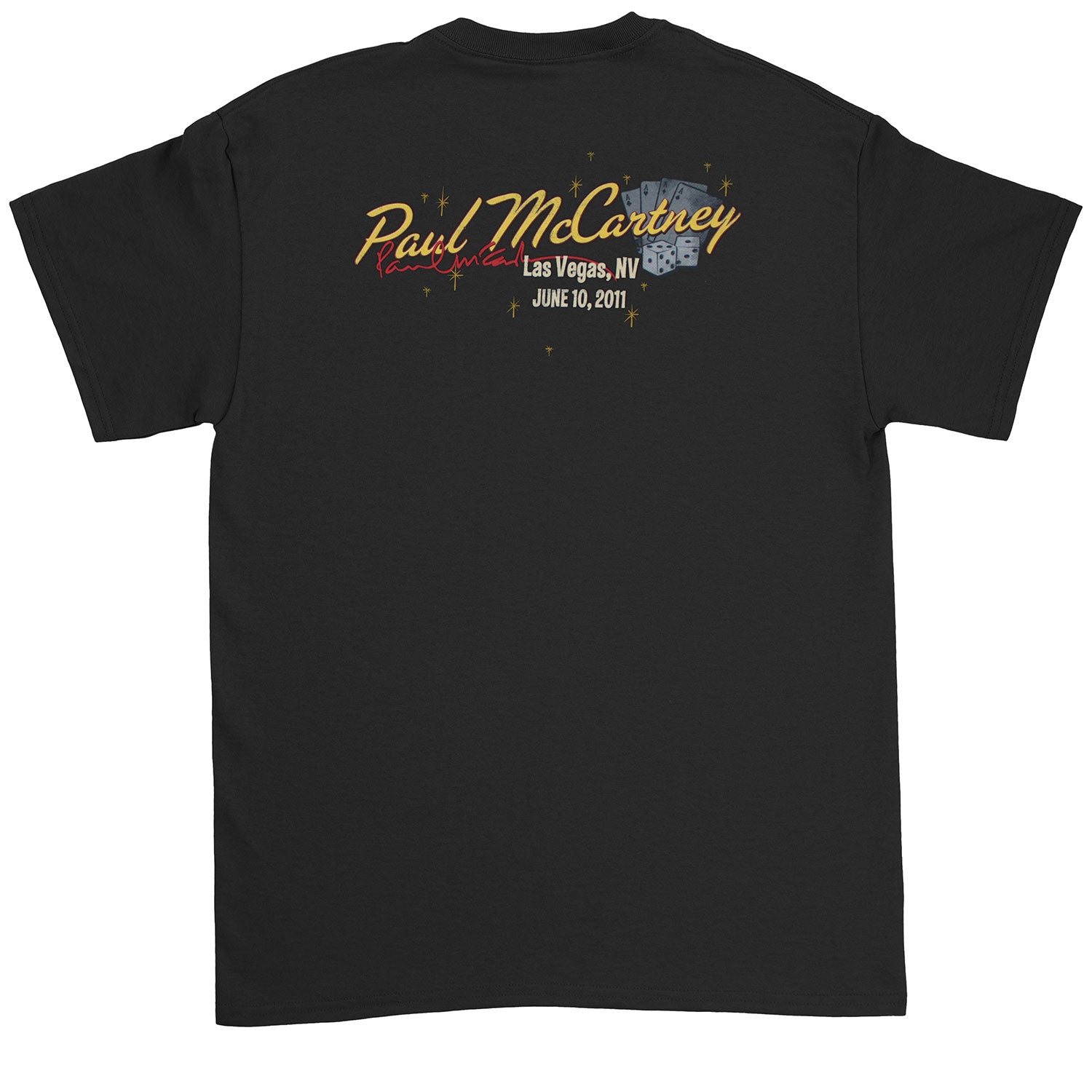Paul Mccartney MACCA Las Vegas, NV June 10, 2011 T-shirt