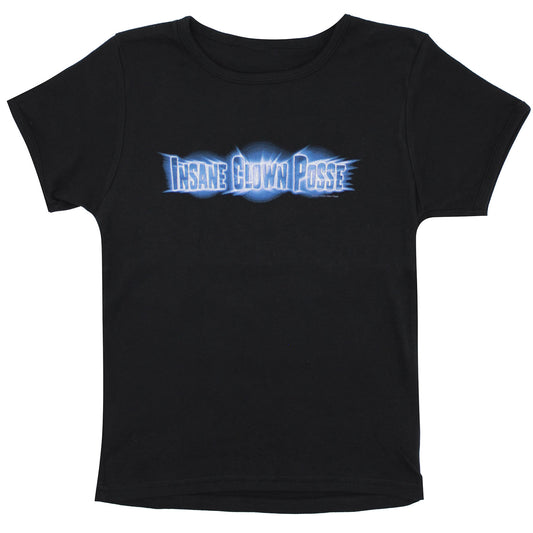 Blue Glowing Logo Junior Top