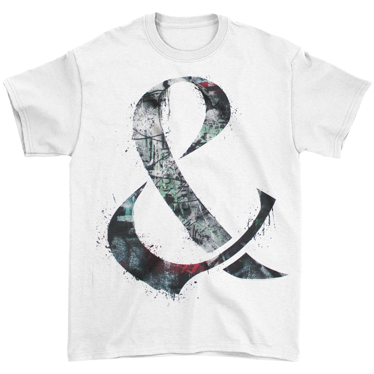 Of Mice & Men & Splatter T-shirt Front