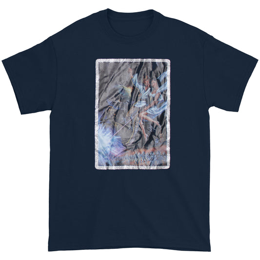 Star Wars Retro Heat Transfer On Navy Youth Tee T-shirt
