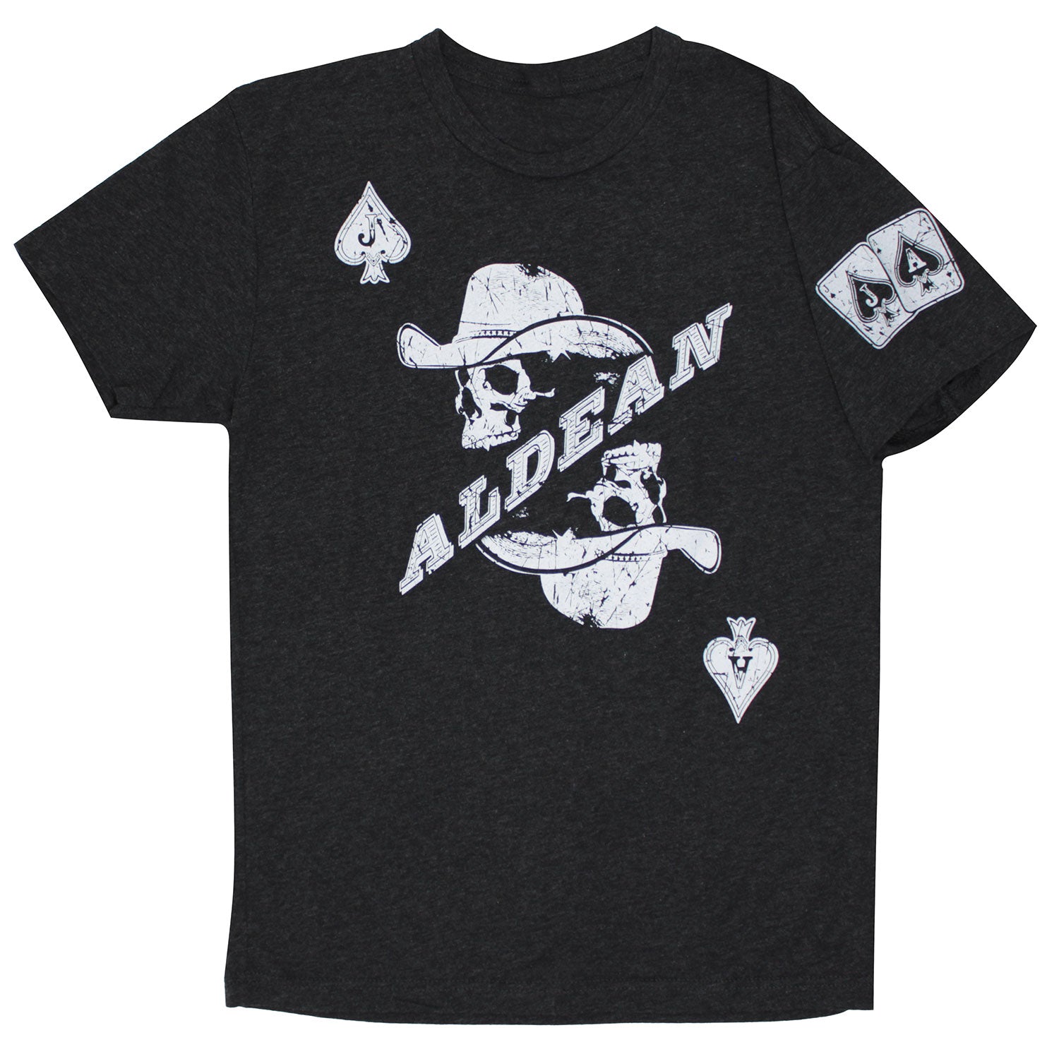 Jason Aldean Playing Card Slim Fit T-shirt