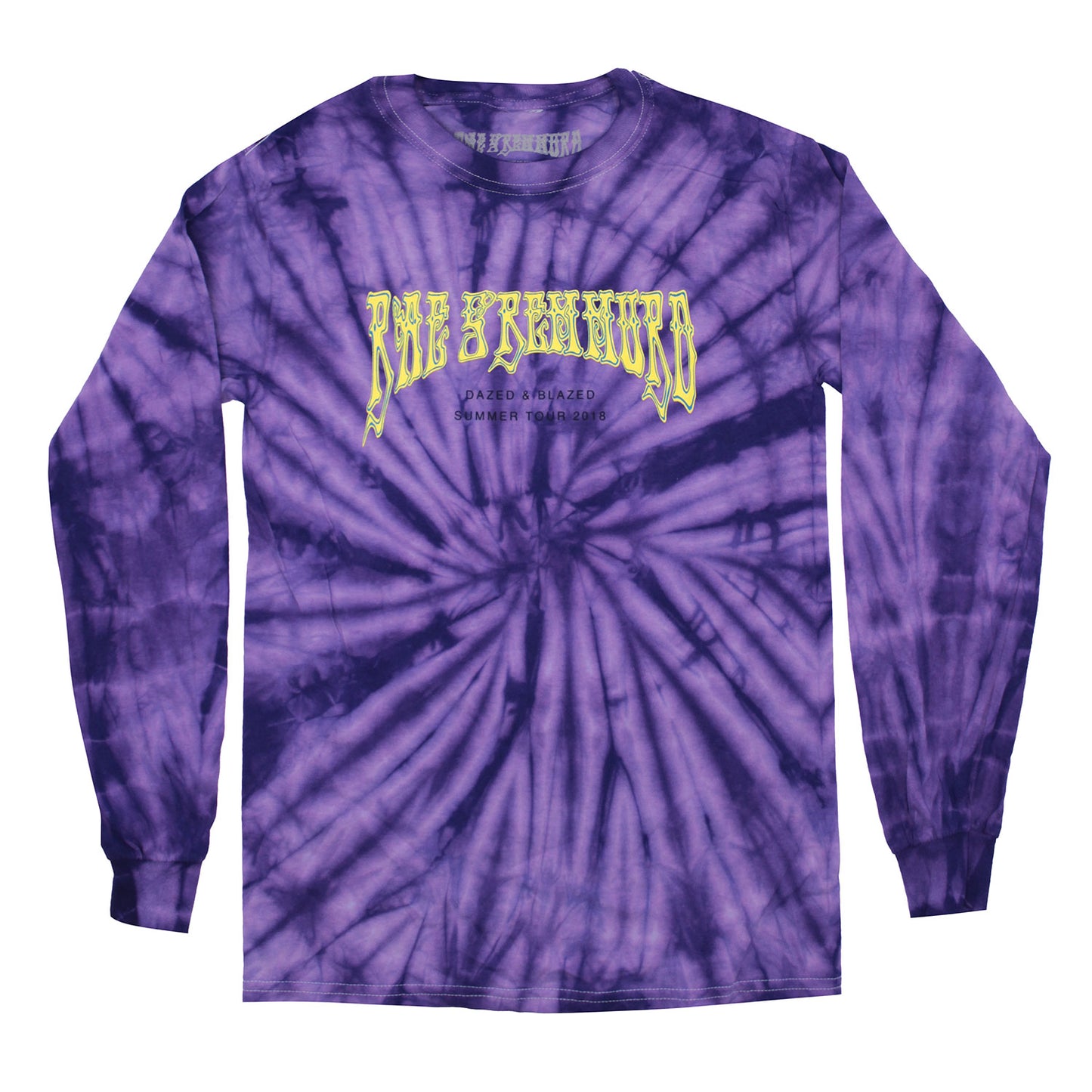 Rae Sremmurd Dazed & Blazed Summer Tour 2018 Tie Dye Long Sleeve