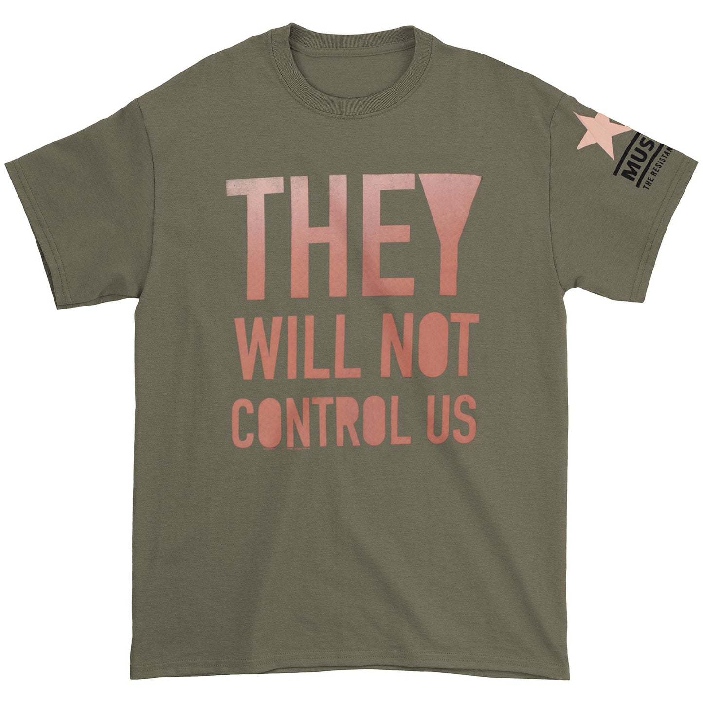 They Will Not Control Us T-shirt