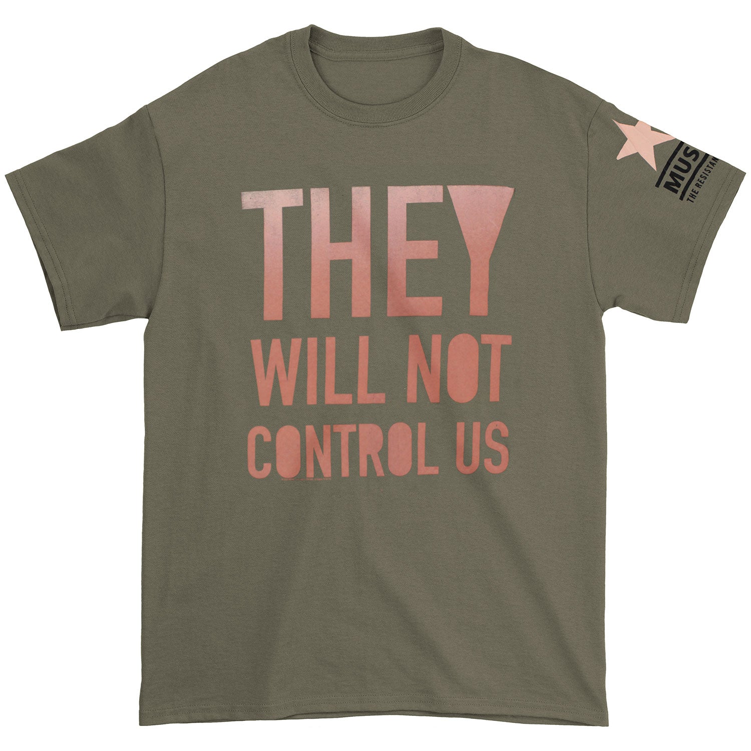 They Will Not Control Us T-shirt