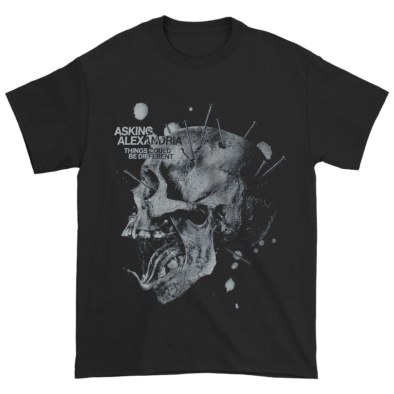 Asking Alexandria Screaming Skull T-shirt