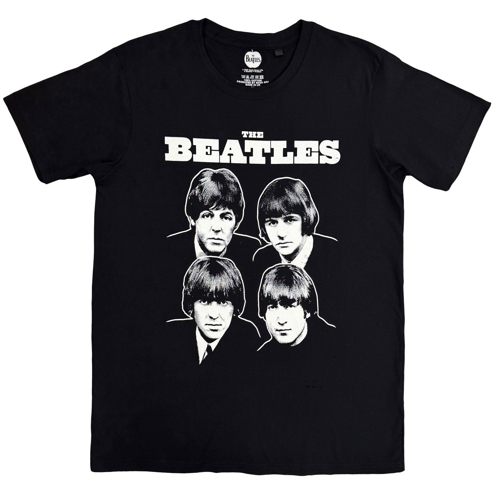 Beatles Black & White Band T-shirt