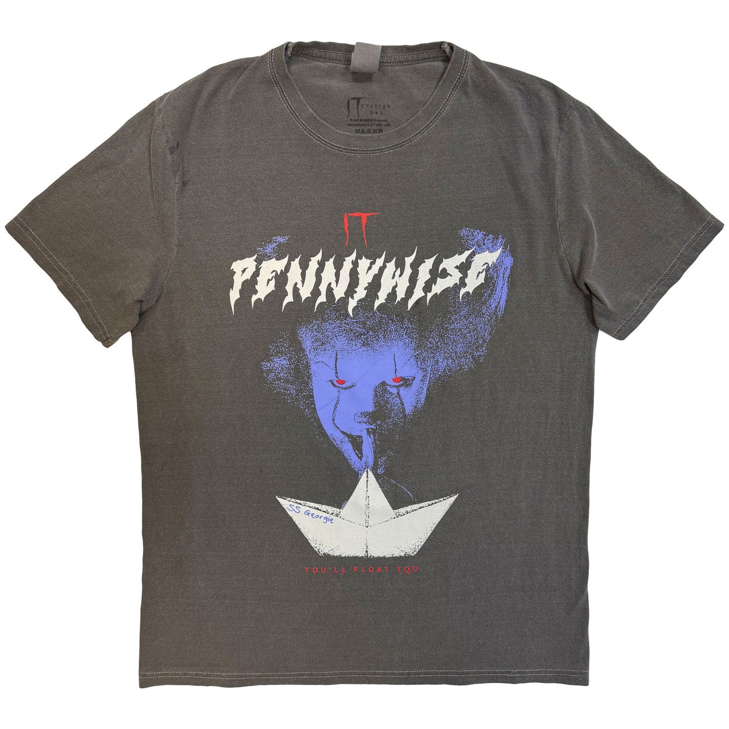 IT Pennywise Paper Boat T-shirt