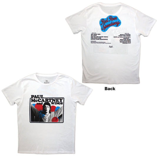 Paul Mccartney Photo Rose T-shirt