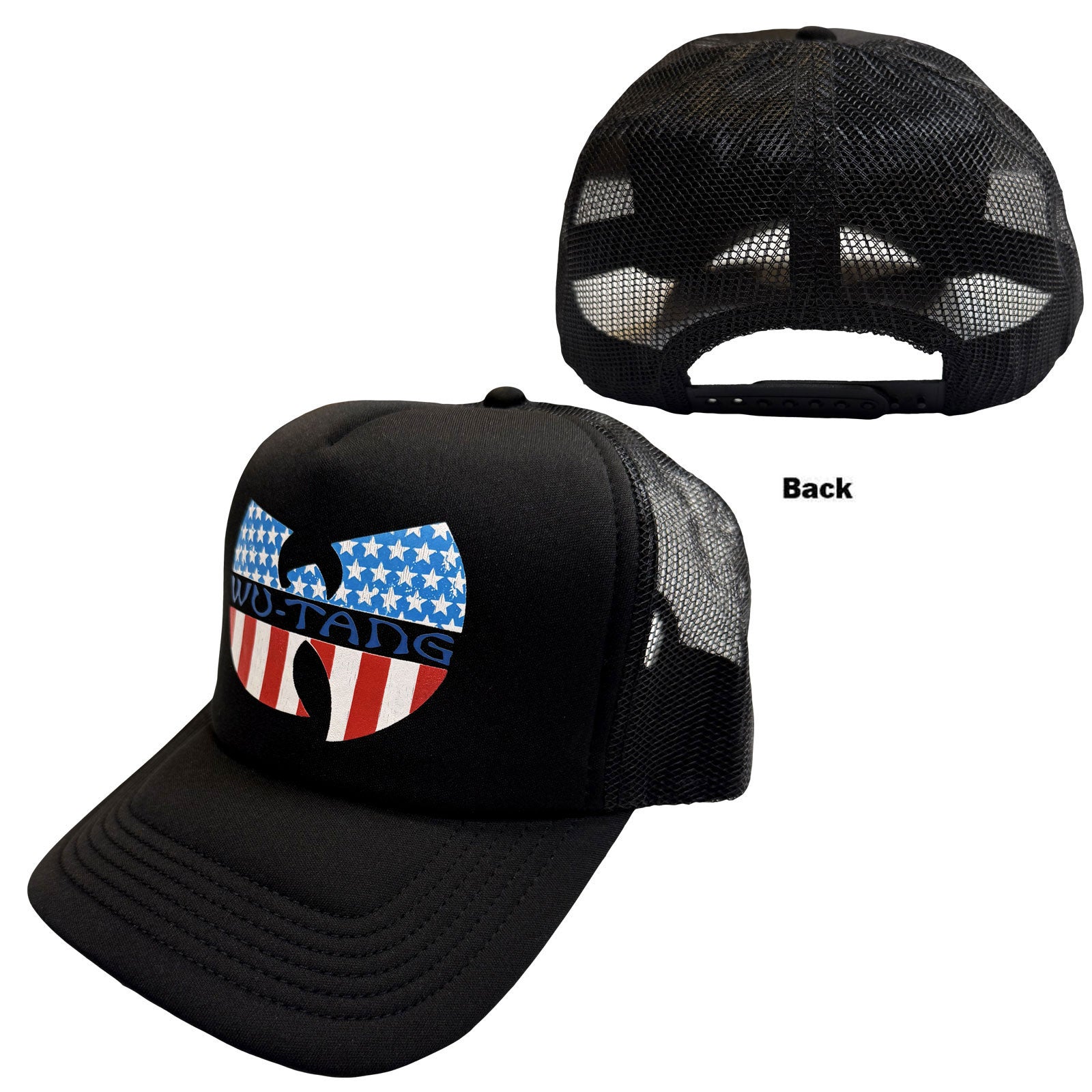 Wu Tang Clan Star-spangled Logo Trucker Cap