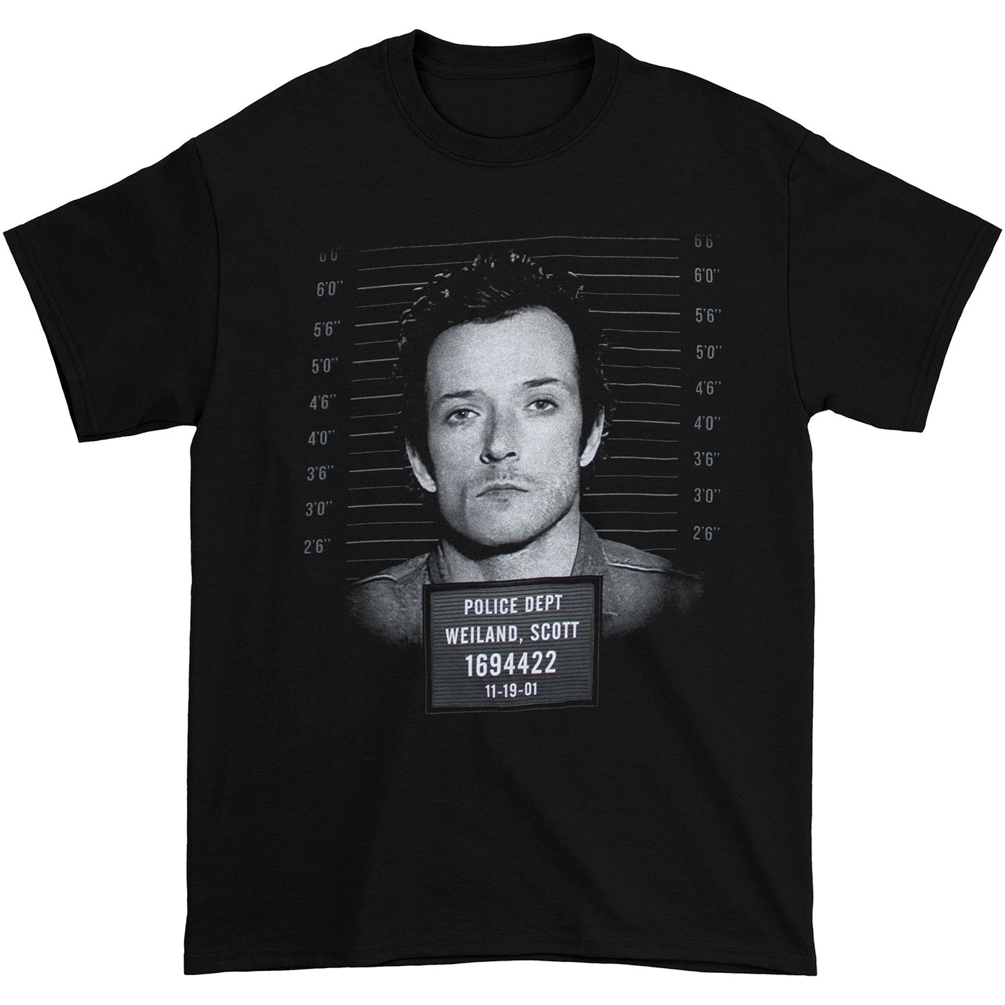 Scott Weiland Mugshot T-shirt