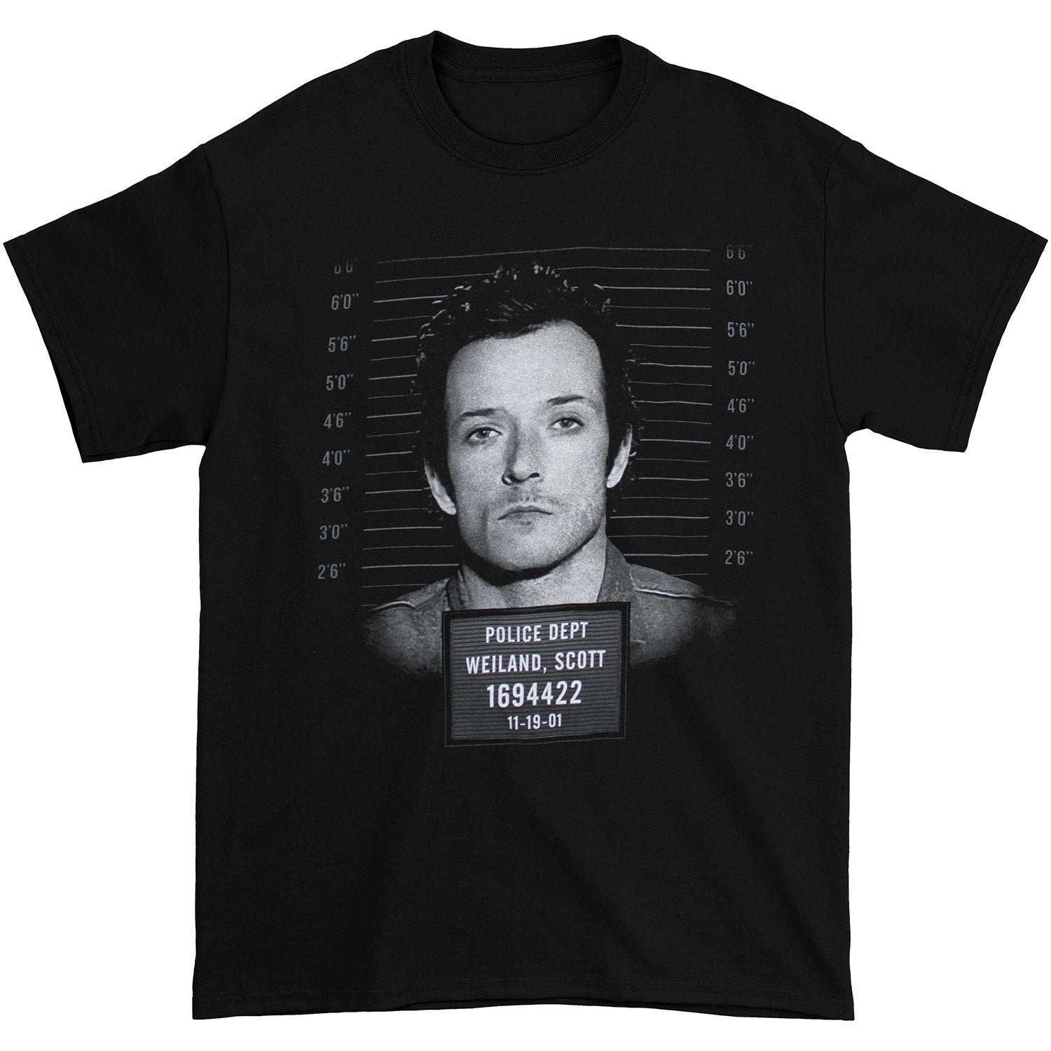 Scott Weiland Mugshot T-shirt