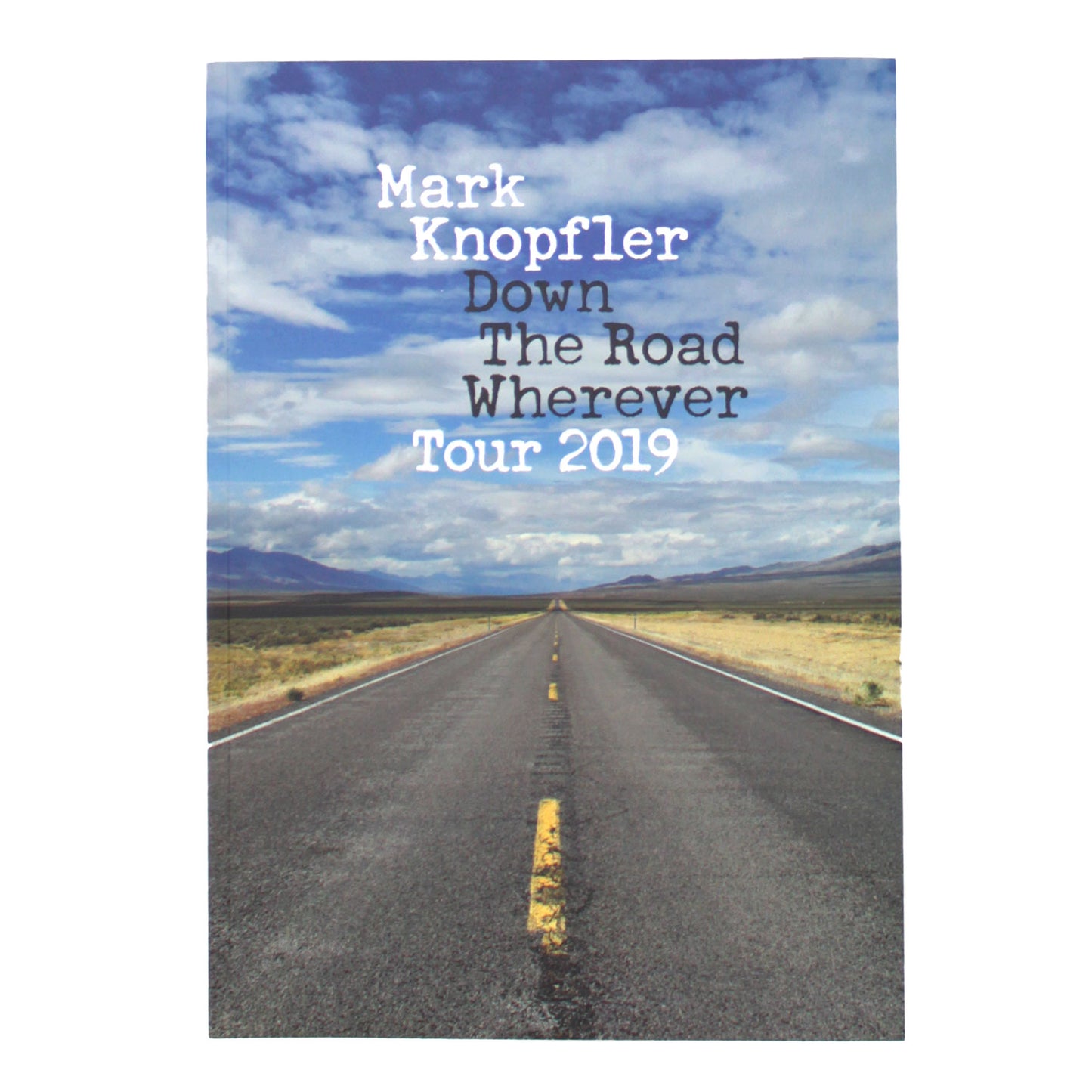 Mark Knopfler Down The Road Wherever Tour 2019 Tour Book