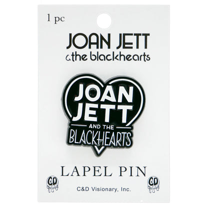 Joan Jett Joan Jett & the Blackhearts Heart Logo Pewter Pin Badge