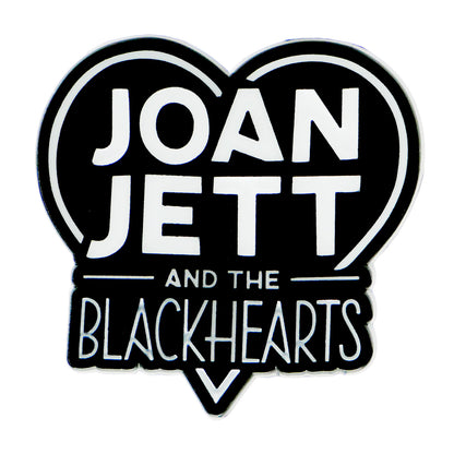 Joan Jett Joan Jett & the Blackhearts Heart Logo Pewter Pin Badge