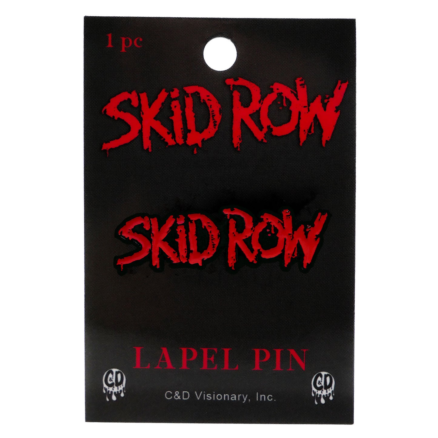Skid Row Logo Pewter Pin Badge