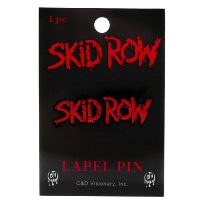 Skid Row Logo Pewter Pin Badge